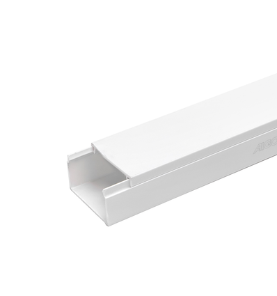 PVC Kabelkanal 40x25mm  - Vit, 2 meter med lim