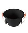 MR16 eller GU10 Downlight, bländfri - Utan ljuskälla, svart, Hål: Ø8,3 cm, Mått: Ø9,3 cm