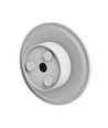 Spectrum Ø18cm CCT vägglampa - 12W, 3 ljusfärger, IP44 utomhus, vit, 230V