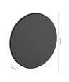 Spectrum Ø25cm CCT vägglampa - 18W, 3 ljusfärger, IP44 utomhus, svart, 230V