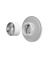 Spectrum Ø12cm CCT vägglampa - 9W, 3 ljusfärger, IP44 utomhus, vit, 230V