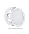 ALGINE 2i1 Yt-och nedsänkt Downlight 12W - 1160lm, Neutral vit, 230V, IP20, Rund