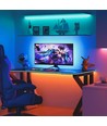 5m 9W/m RGB CLIP-ON LED-strip - 230V, IP65 vattentät, vitt hölje, 60 LED