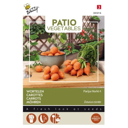 Lagertömning: Patio veggies, morötter parijse Markt 4