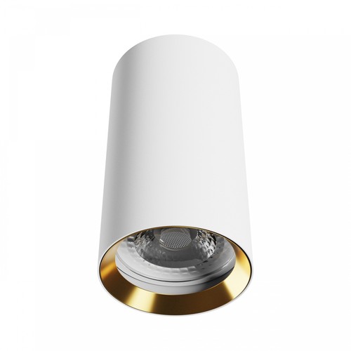 Chloe Variosa GU10 ytmontage GU10 - 230V, IP20, 55x100mm, vit / guld, rund, utan ljuskälla