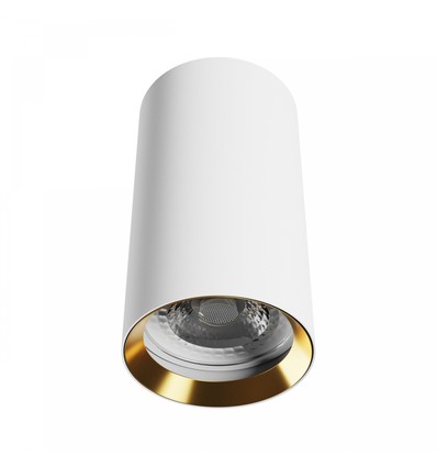 Chloe Variosa GU10 ytmontage GU10 - 230V, IP20, 55x100mm, vit / guld, rund, utan ljuskälla