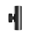 Squalla Variosa Tubo 2xGU10 - Vägglampa utan ljuskälla, 230V, IP20, 55x160x90mm, svart, rund