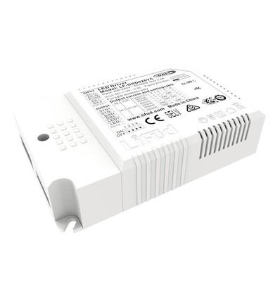 Lifud 45W dimbar 5-i-1 LED-driver - Push-dim, 0-10V och DALI, Sync, flicker free, passar våra 29W, 36W och 45W stora LED-paneler
