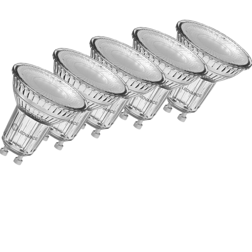 Outlet: LEDVANCE GU10 LED Lampa 4,3W i 2700K, 350Lm - 5-PACK