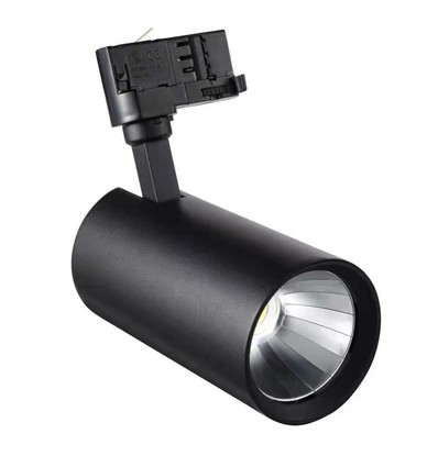 LEDlife svart skenaspotlight 24W - Flicker free, 125lm/w, 3-fas