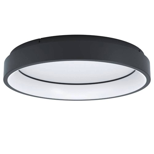 Outlet: EGLO MARGHERA Zigbee LED Loftlampe 26W, Ø600 i RGB+CCT - Sort/Hvid
