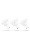 3-pack GU10 6W LED-spotlight - Varmvit, frostad