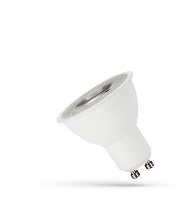 GU10 4W LED-lampa - 55°, varmvit, med lins