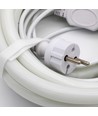 10m Neon Flex Tube för Inredning - Varm vit, D16 Neon komplett set, 230V