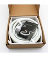 10m Neon Flex Tube för Inredning - Varm vit, D16 Neon komplett set, 230V