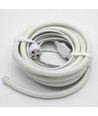10m Neon Flex Tube för Inredning - Varm vit, D16 Neon komplett set, 230V