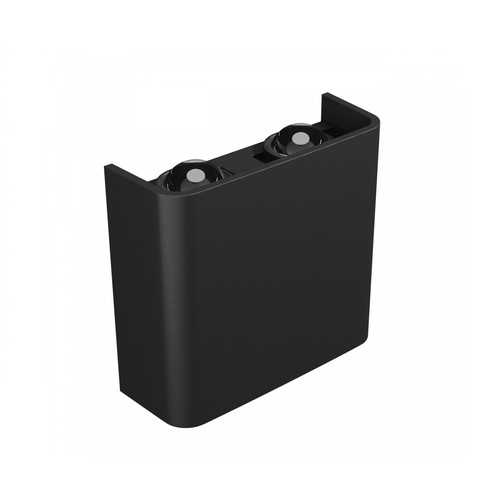 4W Luna upp/ner vägglampa - IP54 utomhus, CCT, 3 ljusfärger, svart, inkl. ljuskälla