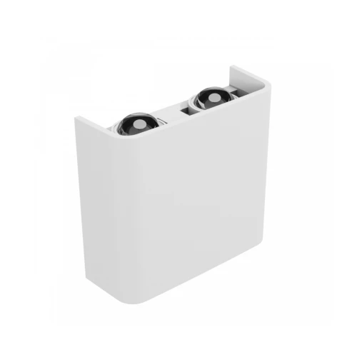 4W Luna upp/ned vägglampa - IP54 utomhus, CCT, 3 ljusfärger, vit, inkl. ljuskälla