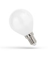 E14 1W LED klotlampa - G45, filament, frostat glas
