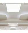 V-Tac 60x60 LED panel i ram - 36W, inbyggd i vit ram till direkt montering
