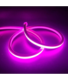 5m AnyCut Neon Flex 10x10 Lila/Pink LED strip - 8W/m, 12V, Ingen klippavstånd