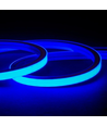 5m 8W/m AnyCut Neon Flex 10x10 Blå LED-strip - 12V DC, inget klippavstånd