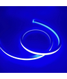 5m 8W/m AnyCut Neon Flex 10x10 Blå LED-strip - 12V DC, inget klippavstånd