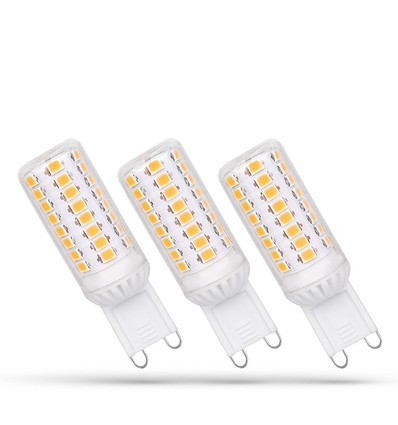 3-pack G9 4,9W LED-lampa - 230V, dimbar
