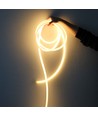 5m Neon Flex Tube för Inredning - Varm vit, D16 Neon komplett set, 230V