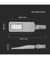 V-Tac 50W LED gatuarmatur - Samsung LED chip, IP65, IK08, 140lm/w