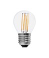 E27 4W 3-stegs dimbar LED klotlampa - G45, filament, klart glas