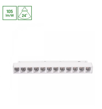 System Shift Basic - Galler S Linjär Armatur 12W - 220mm, 2700K, Vit