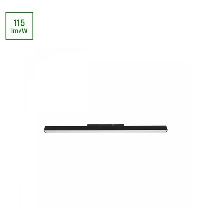 SHIFT Basic Line M - Linjär Armatur, 600mm, 20W, 4000K, Svart