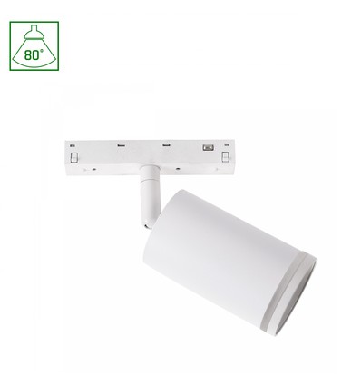 System Shift Basic - Spot S Ring Armatur Riktning, 55x100x160mm, 7W, 2700K, Vit