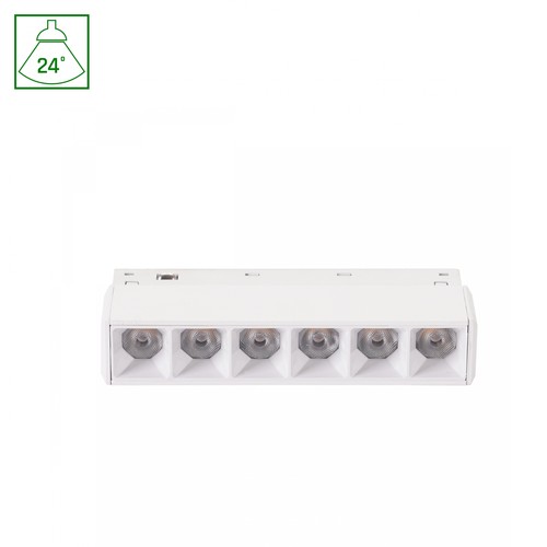 System Shift Basic - Gitter XS Linjärt Armatur, 110mm, 6W, 2700K, Vit