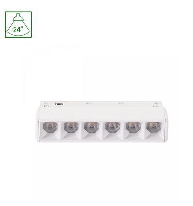 System Shift Basic - Gitter XS Linjärt Armatur, 110mm, 6W, 2700K, Vit