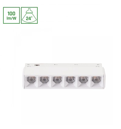 System Shift Basic - Galler XS Linjärt Armatur, 110mm, 6W, 4000K, Vit