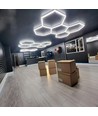 Hexagon LED 5 fält komplett set - RA95, 168W. inklusive strömförsörjning