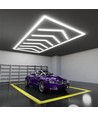 LED-ljusgaller + ram komplett set - RA95, 384W, inklusive strömanslutning