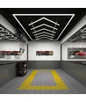 LED-ljusgaller + ram komplett set - RA95, 384W, inklusive strömanslutning