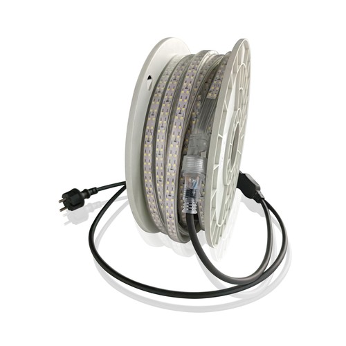 15m LEDlife ridbana strip på rulle - 230V, IP67, 180 LED/m, 11W/m, 1100 lm/m