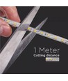 5 m vattentät ridbana strip (Typ Q) - 230V, IP67, 120 LED, 6W per meter