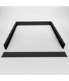 Hög ram för 60x60 LED-panel - Monteringssats, svart kant