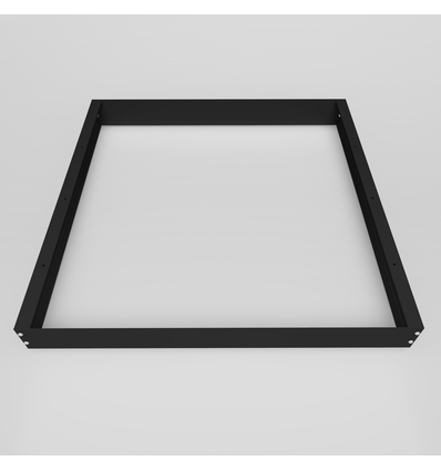 Hög ram för 60x60 LED-panel - Monteringssats, svart kant