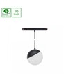 SHIFT Globe P - pendlat Sphere Skinna Ljus 100mm (850mm Kabel), 5W, 165°, Svart, 2 Kretsar
