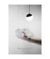 SHIFT Globe P - pendlat Sphere Skinna Ljus 100mm (850mm Kabel), 5W, 165°, Svart, 2 Kretsar