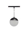 SHIFT Globe P - pendlat Sphere Skinna Ljus 100mm (850mm Kabel), 5W, 165°, Svart, 2 Kretsar