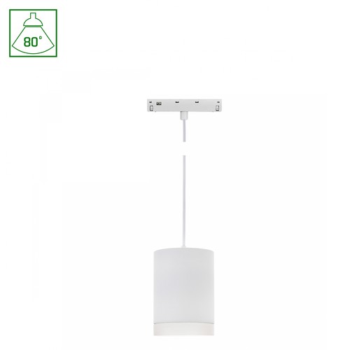 System Shift Basic - Hangit armatur hängande, 55x95mm (1100mm tråd), 7W, 2700K, vit