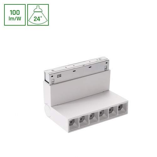 SHIFT Basic - Galler XS Justerbar Linjär Lampa 110mm, 6W, 4000K, Vit