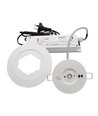 3W LED nödbelysning spot för tak - Hål: Ø7,5-12,5 cm, 3 timmars batteri, vit